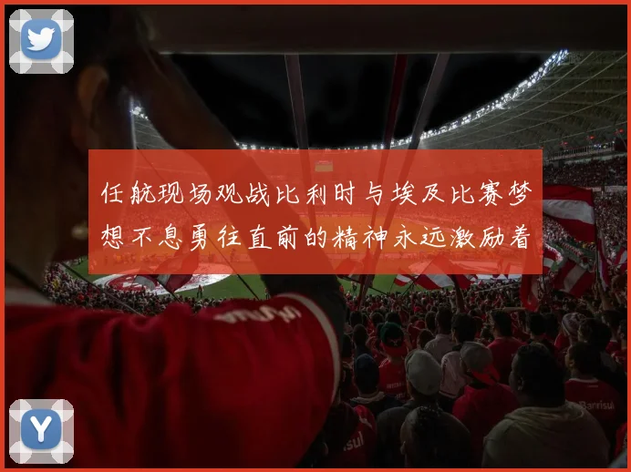 任航现场观战比利时与埃及比赛梦想不息勇往直前的精神永远激励着我们